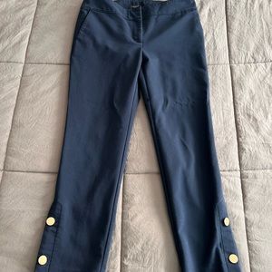 Ann Taylor Navy Blue Cropped Pants